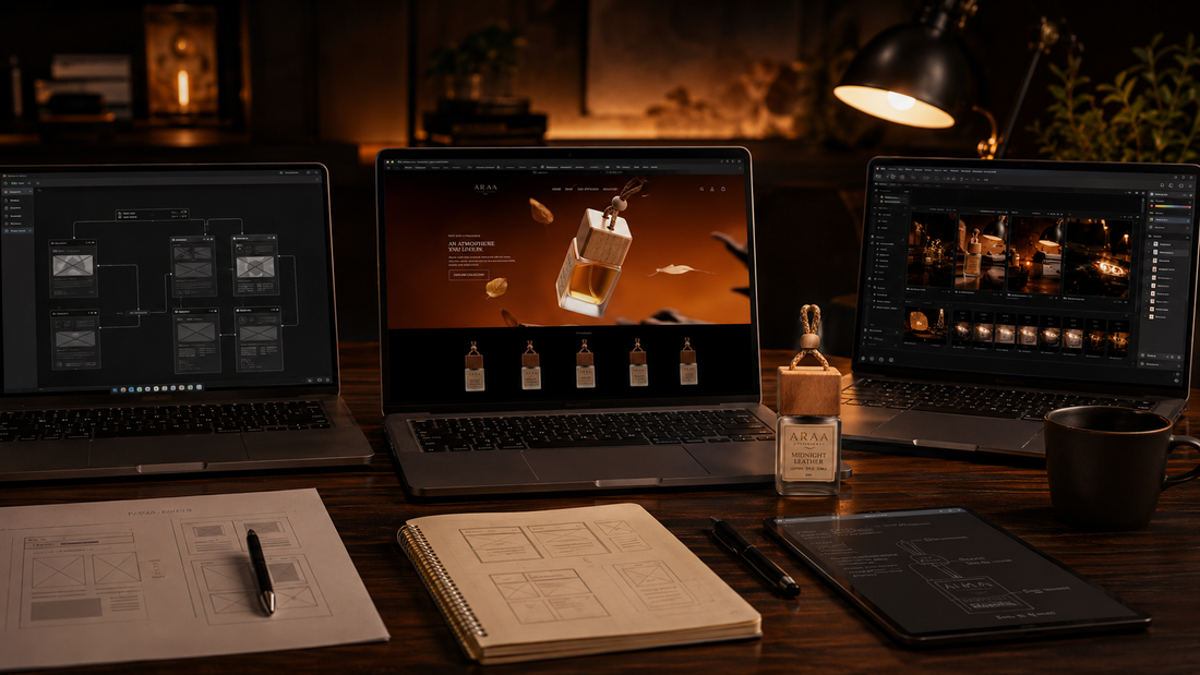 Built by AgentWiseX — The Digital Story Behind ARAA Atmospheres
