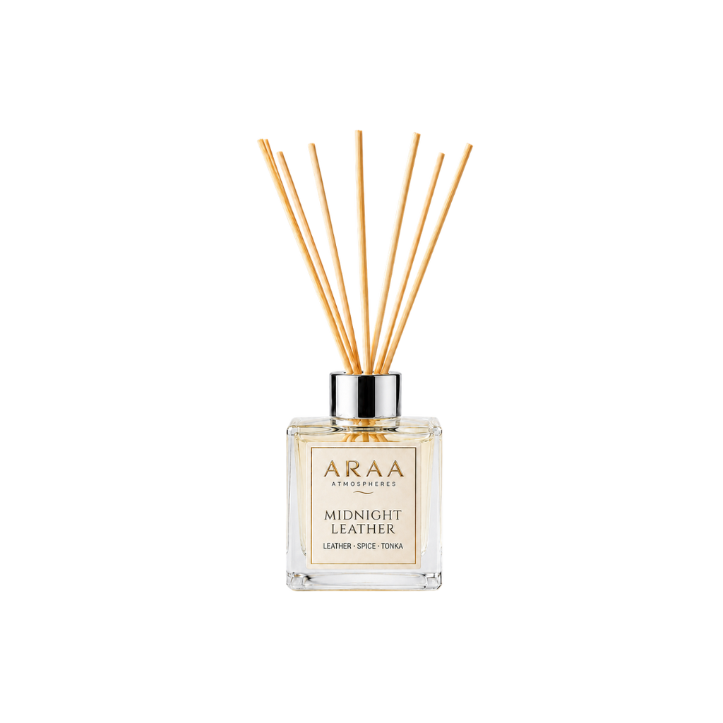 MIDNIGHT LEATHER — ROOM DIFFUSER