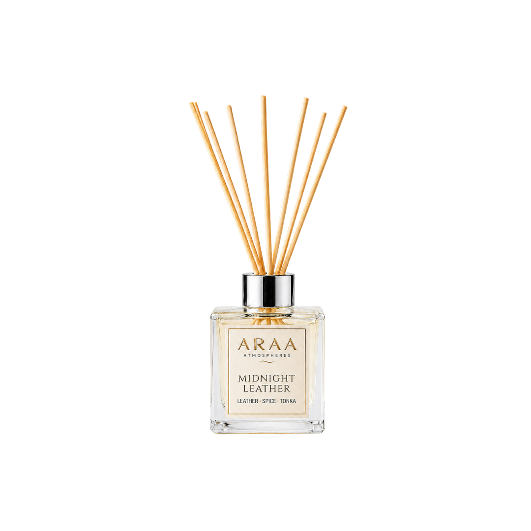 MIDNIGHT LEATHER — ROOM DIFFUSER