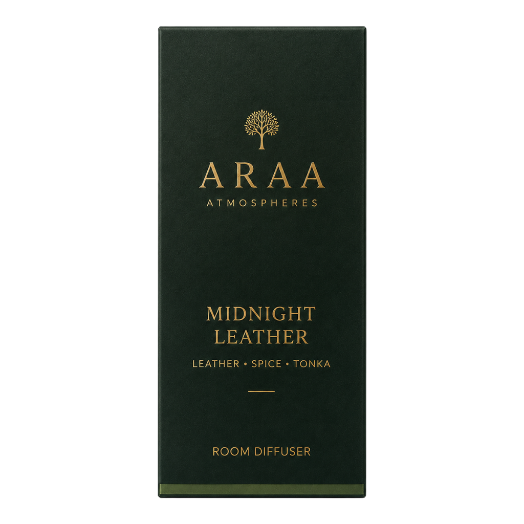 MIDNIGHT LEATHER — ROOM DIFFUSER