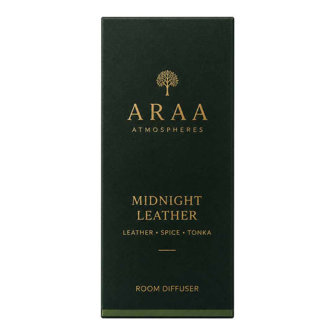 MIDNIGHT LEATHER — ROOM DIFFUSER